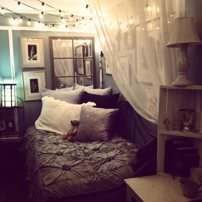 How to decorate a small bedroom tumblr