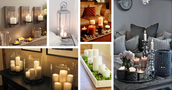 How to decorate bedroom with candles