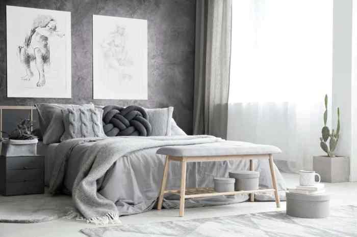 How to decorate my bedroom in gray