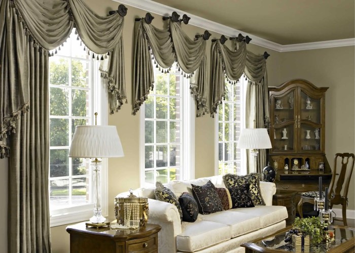 How to decorate with curtains for living room