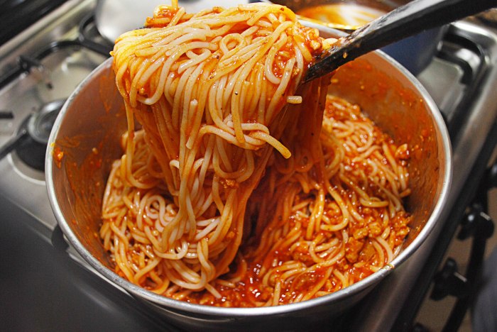 How to cook spaghetti italian style