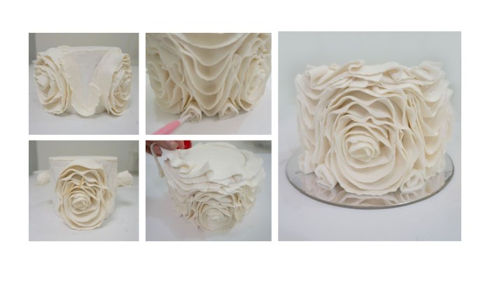 How to make a ruffle cake decoration