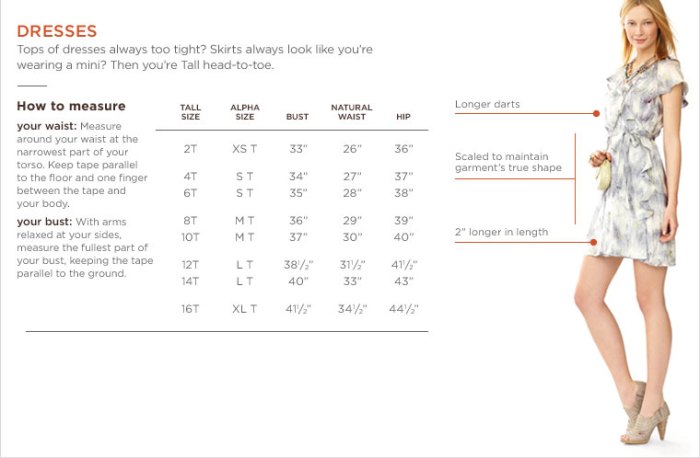 Banana republic men's dress shirt size chart