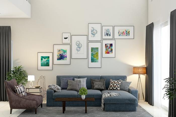 How to choose wall decor for living room